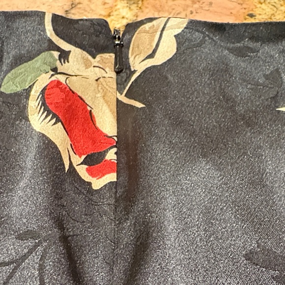 Jones New York silk Floral Black  Skirt - Picture 6 of 6